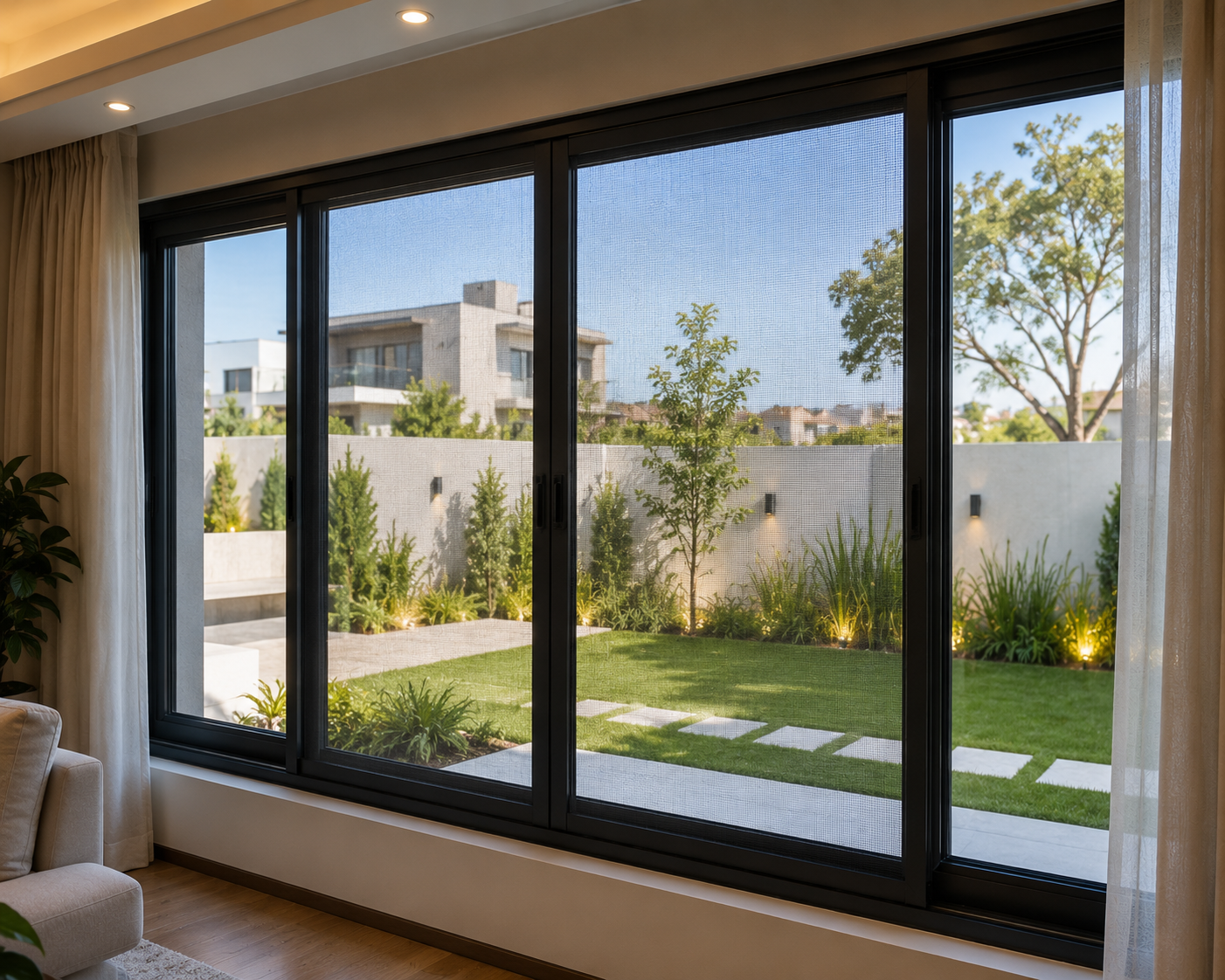 Tela mosquitera a medida instalada - Luque Paraguay